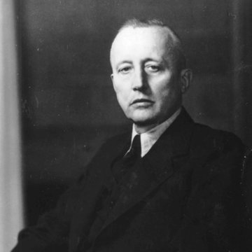 Eine historische Aufnahme in schwarz-weiß von Reinold von Thadden-Trieglaff